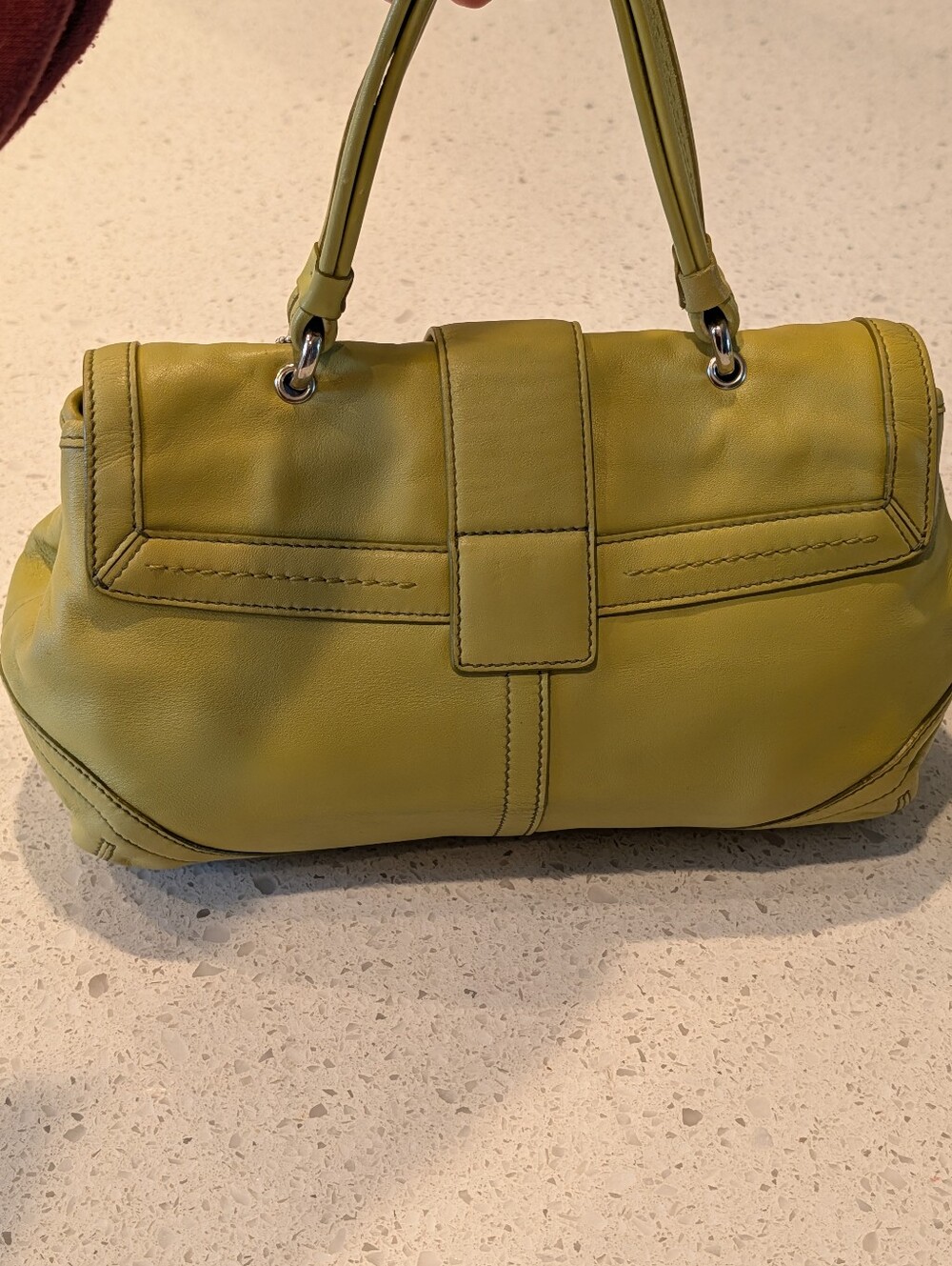 Coach Y2K 2004 Soho Buckle Top Handle Purse & Soho Kisslock Wristlet Green Set - Picture 5 of 16